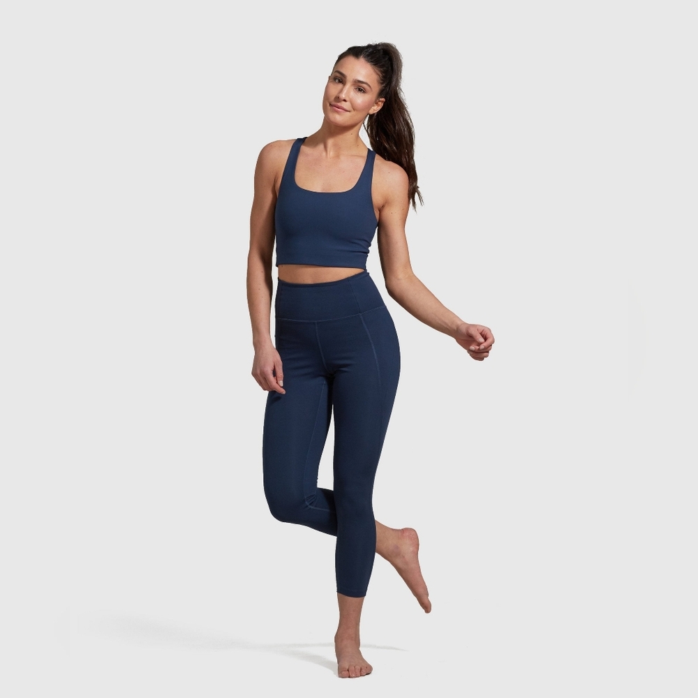 Girlfriend Collective Blue Leggings